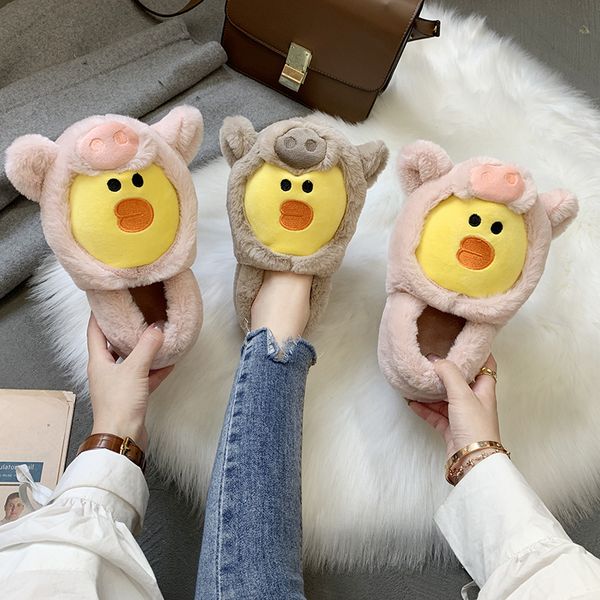 

shoes woman comfortable and elegant autumn women all-match slip-on loafers fur round toe shallow mouth 2019 fashion women's, Black