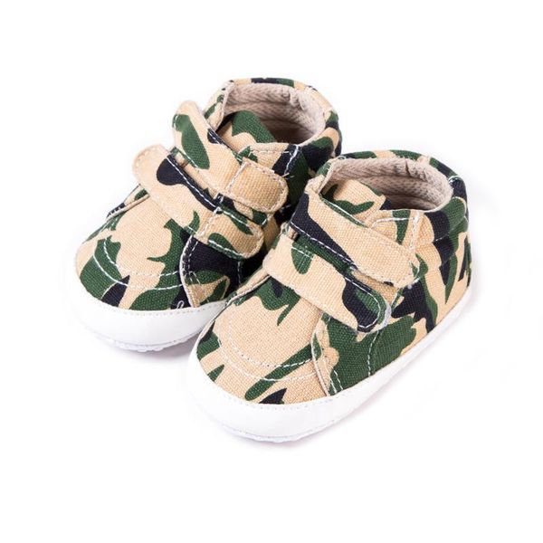 

дышащие детские повседневная обувь мужская infant camouflage pattern casual soft sole prewalker малыши нескользящая обувь, Black