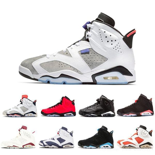

6 6s infrared mens basketball shoes unc black cat carmine olympic sport blue oreo 2019 fashion luxury mens women designer sandals shoes