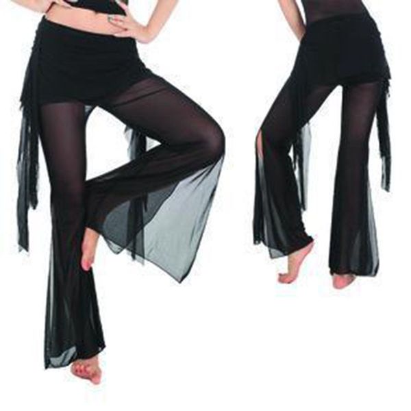 

2018 tribal belly dance pants red for women dancing wear nmmp92, Black;red