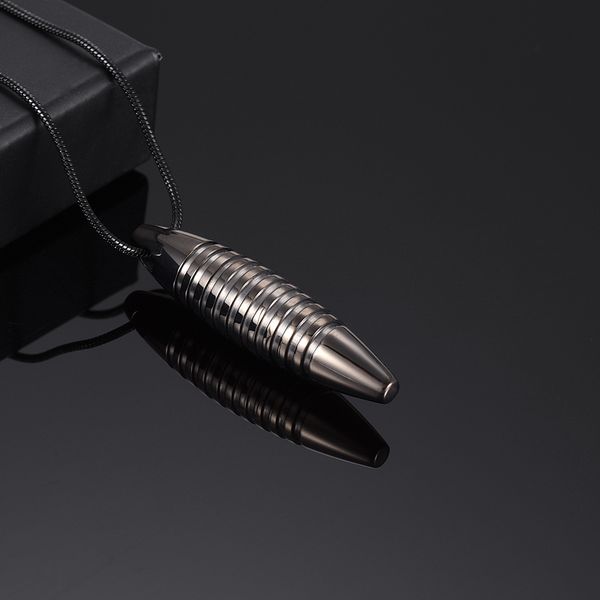 

ashes men women's memorial color stainless jewelry gun cremation steel bullet for ijd2348 urn memorial keepsake necklace necklace cdxpb