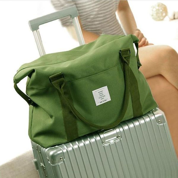 

large capacity canvas women travel bag fashion portable leisure luggage handbag avaliable women shoulder bags