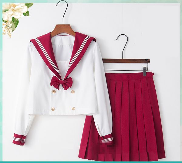 

понка колна оѬма дл девоек sailor tops + галђк + бка navy ил ђден одежд, White