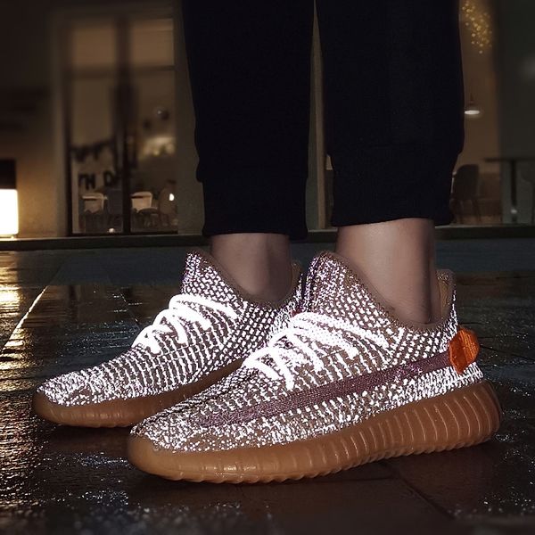 

2019 new mens & womens reflective running shoes breathable sprot sneaker euro size 36-44