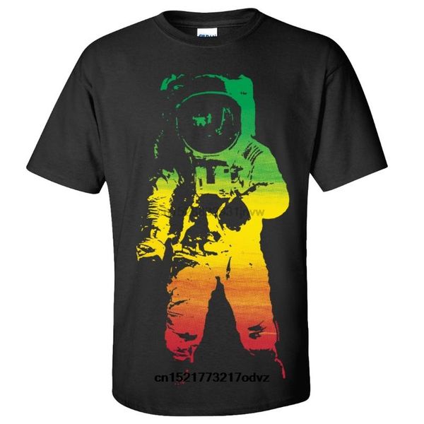 

men t shirt space astronaut man on the moon rasta asst colors _tee funny t-shirt novelty tshirt women, White;black