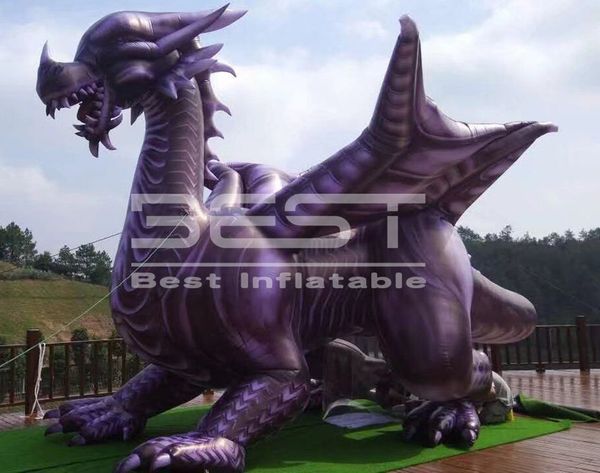 

гигантские надувные шары талисманы для города parade dino надувного дракон для постройки крыша украшение customized черных надувной