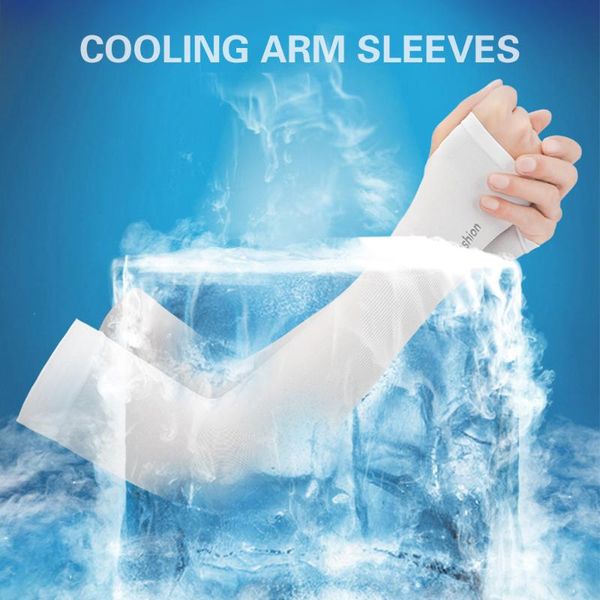

2pcs arm sleeves sports safety running warmers sun uv protection hand sleeve cover cooling warmer for golf cycling fishing, Black;gray