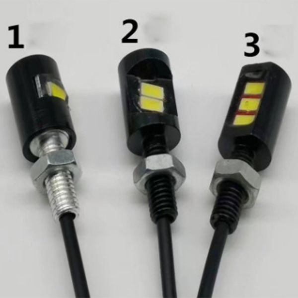 

2led car eagle eye drl warning fog lights parking signal tail lamp motorcycle number license plate light
