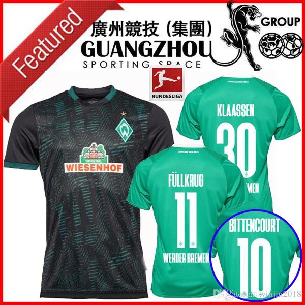 

20 21 sv werder bremen soccer jerseys 2021 2020 home away third klaassen fÃ¼llkrug bittencourt rashica m.eggestein men kids football shirts, Black;yellow