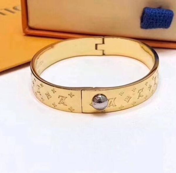 

luxury сек дизайнер сек ювелирных изделий браслетов женщин и мужчин браслеты 316l золотой opening жесткий браслет a2 луис ювелирные изделия, Black