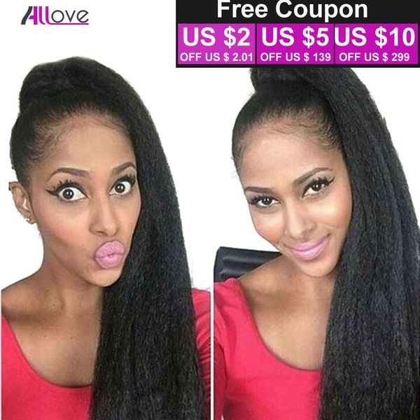 

8a malaysian virgin hair kinky straight malaysian hair weave bundles 4pcs yaki straight human hair brazilian coarse yaki, Black