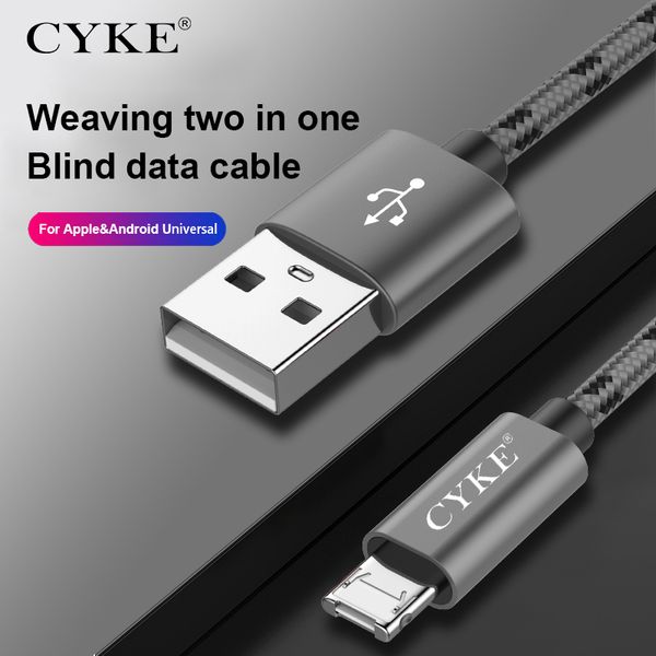 

Cyke factory upply 2 in 1 magnetic date cable magnetic u b charging cable adaptor for i o android u b cable