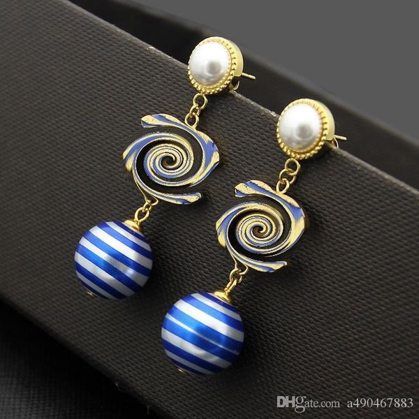 

fashion brand geometric earrings 18k gold rose silver earrings for friends party and couple gifts