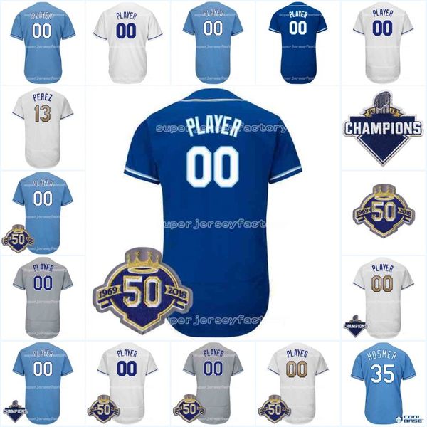 

Men 37 Brandon Moss 13 Salvador Perez 35 Eric Hosmer 14 Billy Burns 41 Danny Duffy 50th Season Patch 2015 Champions Jerseys