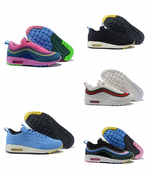 

corduroy sean wotherspoon 97s 1 vf sw hybrid mens jogging running shoes women rainbow sole casual shoes with quality