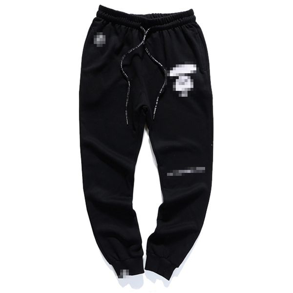 

new arrival mens womens brandpants designerpants fashion elastic waist loose jogger long pants size m-2xl full length pants a1 2022002v, Black