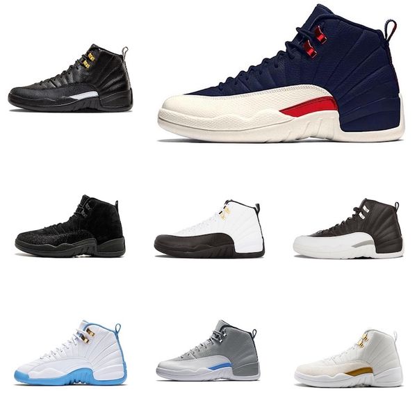 jordan 12 azul con blanco