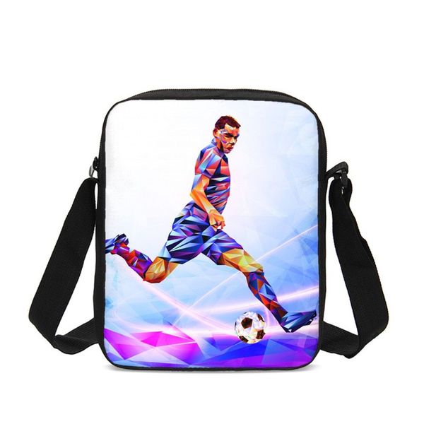 

mini crossbody bags for boys girls cool passion sports football 3d printing messenger bags handbags kids sling sac a main