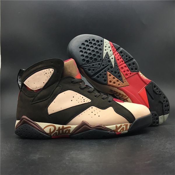 

горячие продажи patta x 7 vii og sp мужская баскетбольная обувь at3375-200 новый выпущенный 7s открытый спортивная обувь размер eu40--47 с о