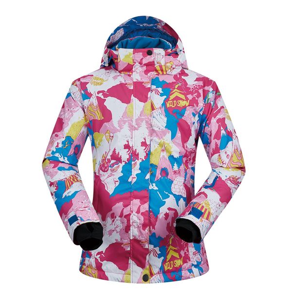 

mutusnow women's ski jacket fashion waterproof windproof outdoor coat snowboard mountain rain jacket xl