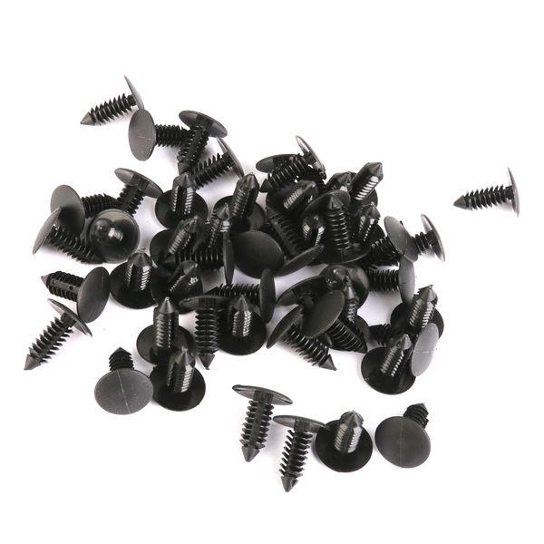 

nylon tree type push rivet car retainer clip for gm 1595864 1605396 pack of 50pcs