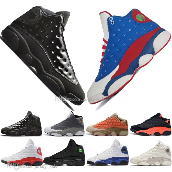 

13 13s cap and gown terracotta blush mens basketball shoes chicago cat black infrared flints bred dmp men sports sneakers designer eur 36-47