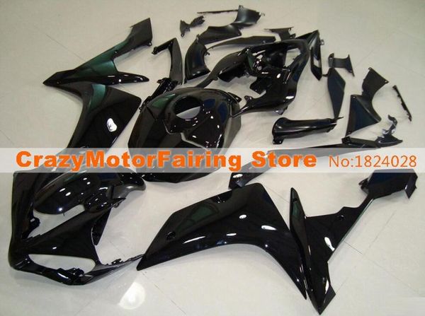 

new abs injection mold motorcycle plastic fairings kits fit for yamaha yzf-r1-1000 2007-2008 07 08 fairing bodywork cool bright black