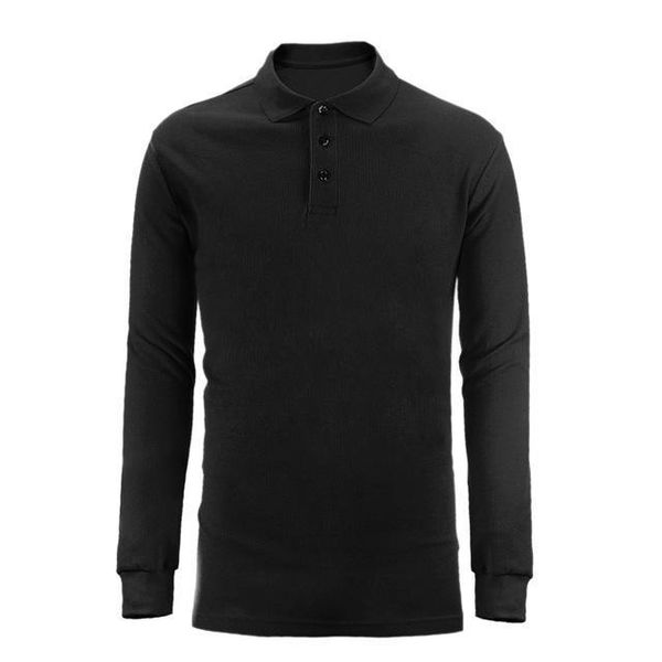 

brand new polo hombre рубашки мужчины моды воротник рубашки с длинным рукавом повседневная camisetas masculinas плюс размер s -xxxl поло тол, White;black