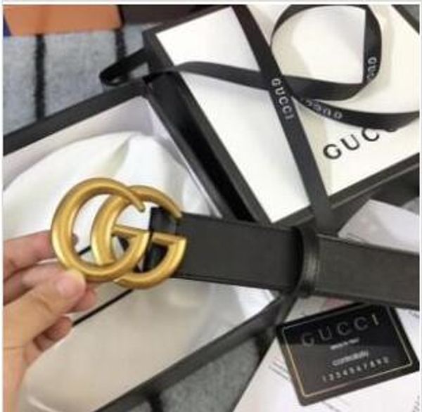 

With box famou men leather belt good quality genuine leather men 039 belt wi tyle grid mooth buckle cowhide men belt acce orie, Black;brown