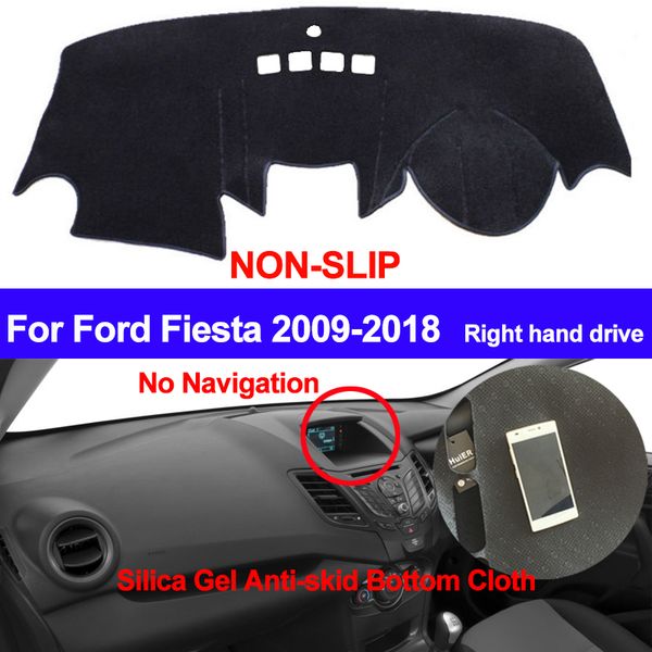 

taijs for fiesta 2009 - 2011 2012 2013 2014 2015 2016 dash mat dashmat silicone non-slip sun shade dashboard cover carpet