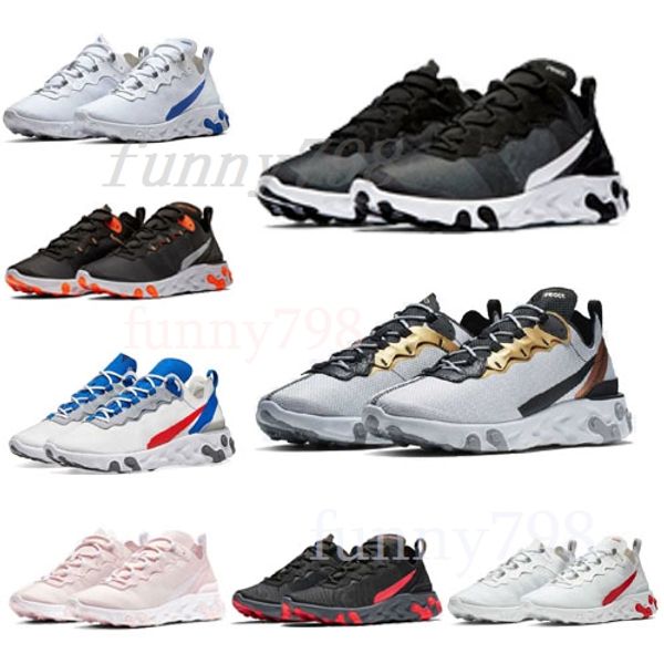 

2019 new quality react element 55 undercover x upcoming de igner port men women navy blue neaker hoe