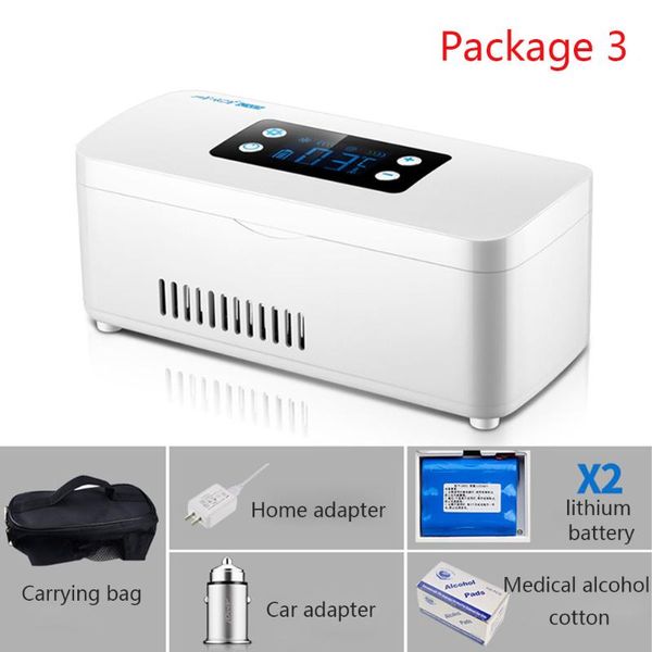 

mute lcd display mini rechargeable portable car accessories cases refrigerator storage cooler travel smart