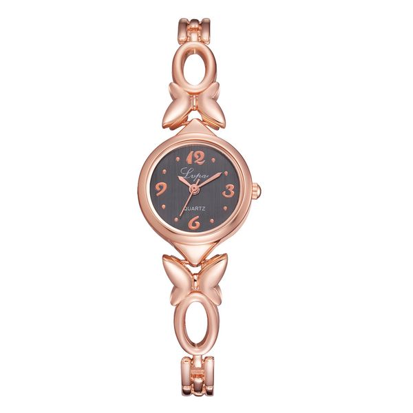 

lvpai watch ladies women's casual quartz bracelet watch analog wrist girl's female clock small dial 30x, Slivery;brown