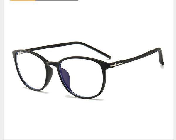 

анти-blu-ray очки плоское зеркало свет рама рама очки могут быть оснащены близорукостью, White;black