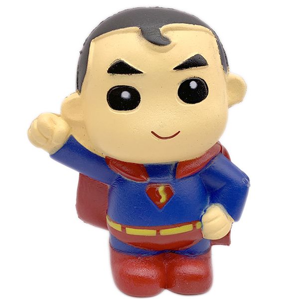 

squishy superman squishies toys kawaii slow rising jumbo squeeze phone charms stress reliever kids gift toy