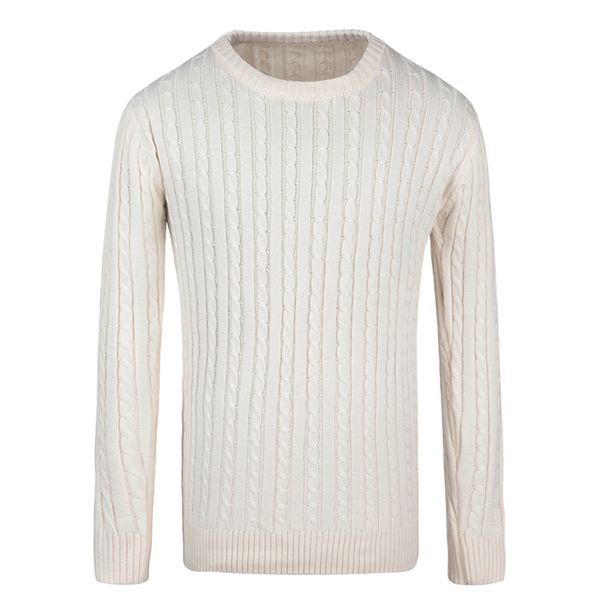 

2019 mens sweaters autumn winter jacket men warm pullovers o neck knitted long sleeves femme elegant casual sweater, White;black