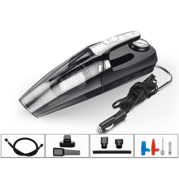 

4 in1 150w car vacuum cleaner 12v digital tire inflator dual use led light car vacuum cleaner automobile eletronic accessories