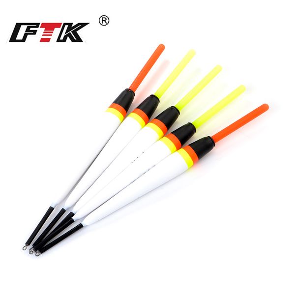 

ftk barguzinsky fir light on the dark 5pcs/lot fishing float fishing buoy drift tube carp articulos de pesca accessorie