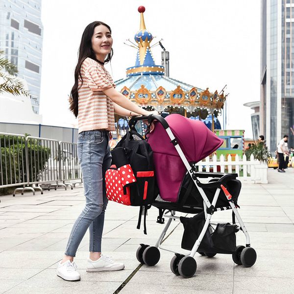 

mommy bag shoulder bag multifunctional large capacity outgoing mother backpack handbag mother and baby schoolbag