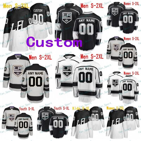 

custom 2020 stadium series los angeles kings hockey jerseys 77 jeff carter 73 tyler toffoli 27 alec martinez ilya kovalchuk 13 kyle clifford, Black;red