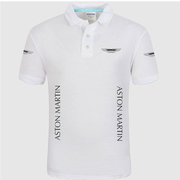 

shirt martin solid logo polo men classic polo sleeve aston casual men short brand cotton polos hrqwn, Black