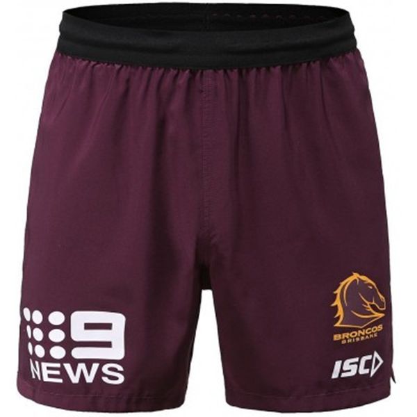 

2020brisbane мустангов регби обучение шорты размер: s - 3xl, Black