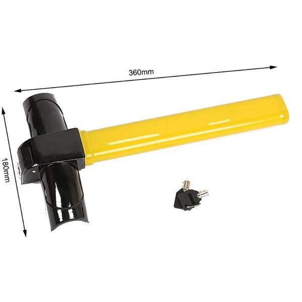 

steel steering wheel claw lock professional security locks with keys universal auto anti-theft device car parts