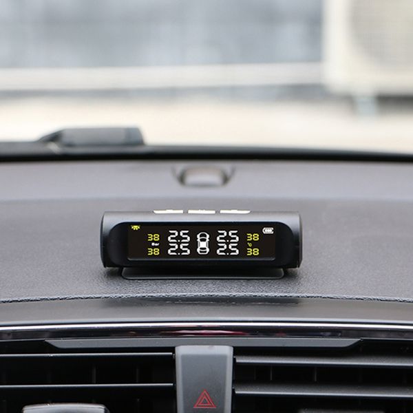 

tire pressure monitoring system wireless solar external tires pressure detector