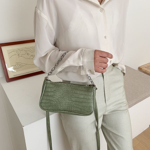 

armpit bag women's bag 2020 popular mew fashion messenger spring and summer ins portable chain single shoulder #40