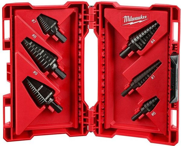 

Milwaukee black oxide tep drill bit et 6 piece
