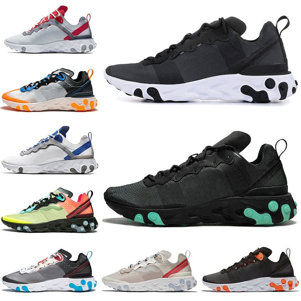 

модные мужские кроссовки react element 55 черно-зеленые туфли женские кроссовки под прикрытием x react 87 парус royal tint дизайнерская спор
