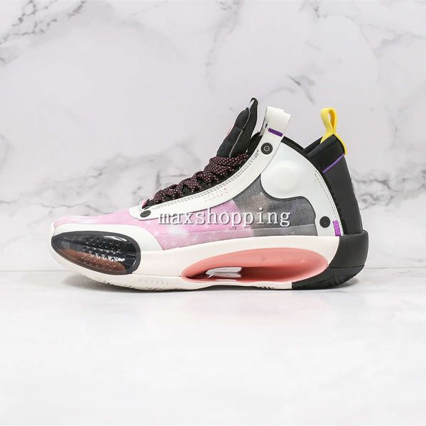 

limited jumpman xxxiv 34 se paris infrared 23 basketball shoes with box 34s zoom bred white red black eclipse mens sports sneakers