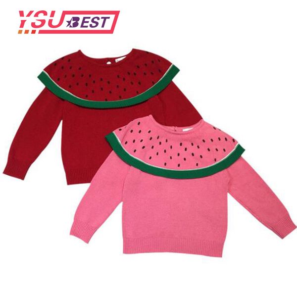 

новорожденных девочек свитера мыса детей хлопок свитер пальто арбуз пуловер плащ 2019 новое прибытие рождество одежда детский свитер, Blue