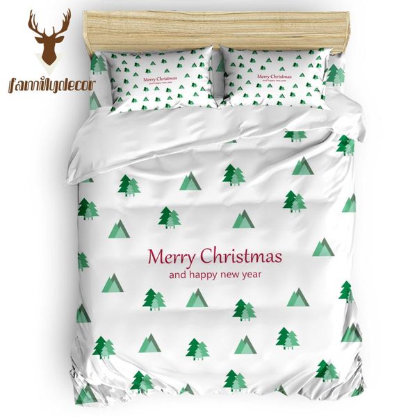 

family decor merry christmas tree quilt cover bedding 4 pcs bedding sets quilt set new year's day columbus day memorial